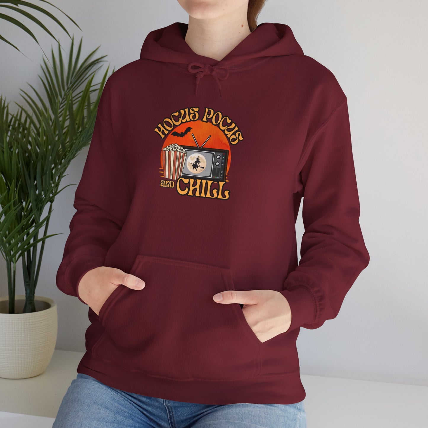 Hocus Pocus and Chill Heavy Blend Hoodie