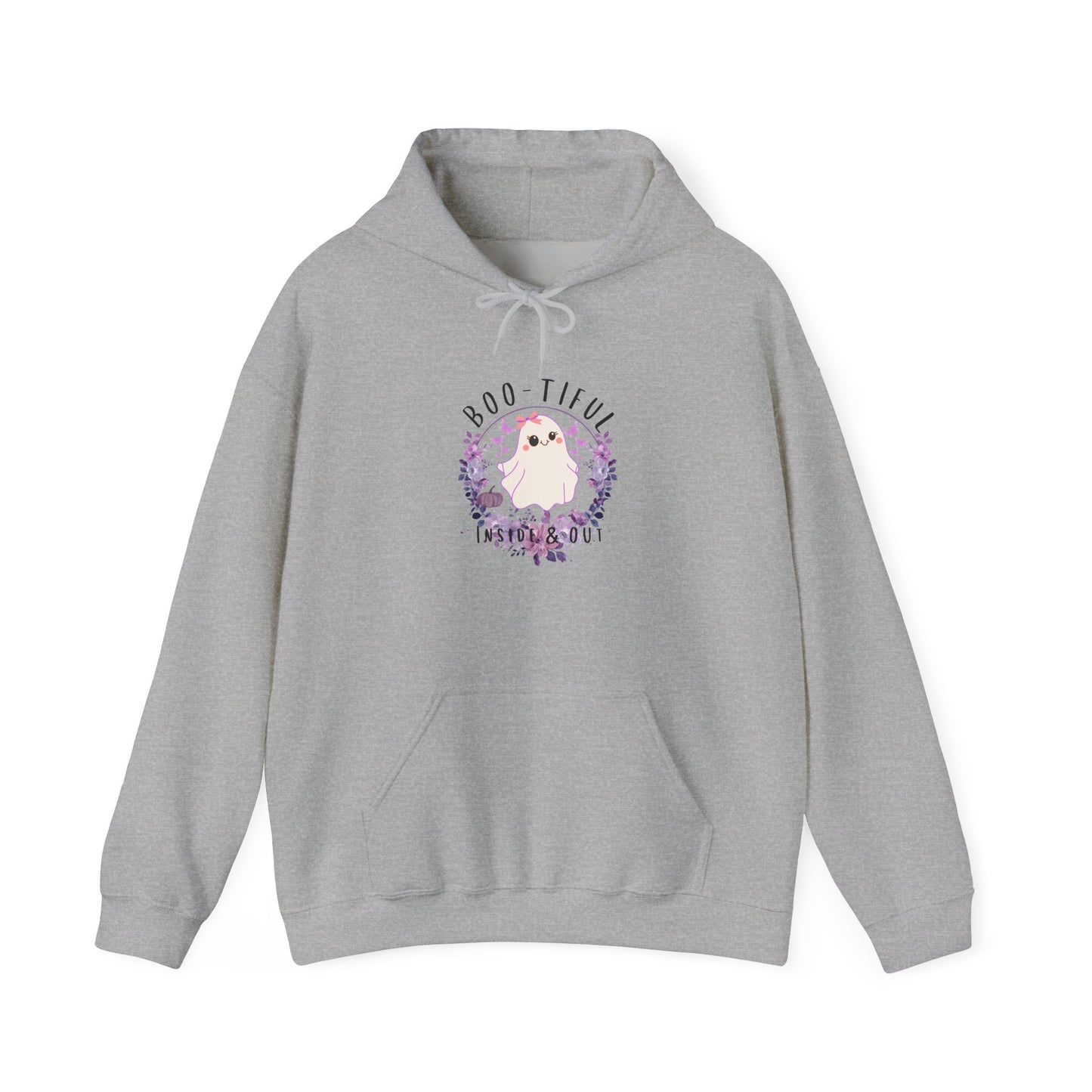 Boo-tiful Inside & Out Ghost Halloween Heavy Blend Hoodie
