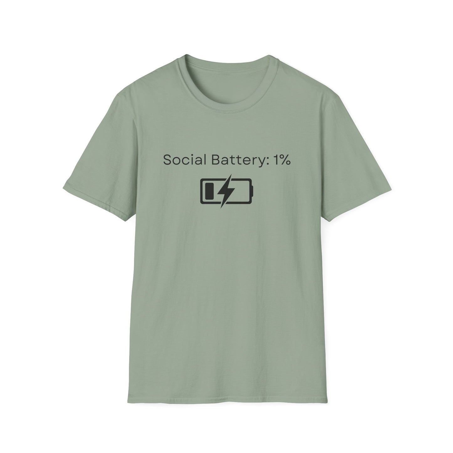 Social Battery: 1% Tee