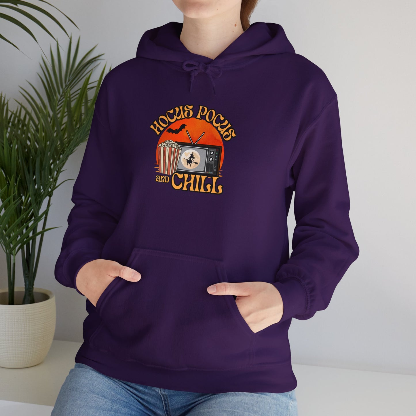 Hocus Pocus and Chill Heavy Blend Hoodie
