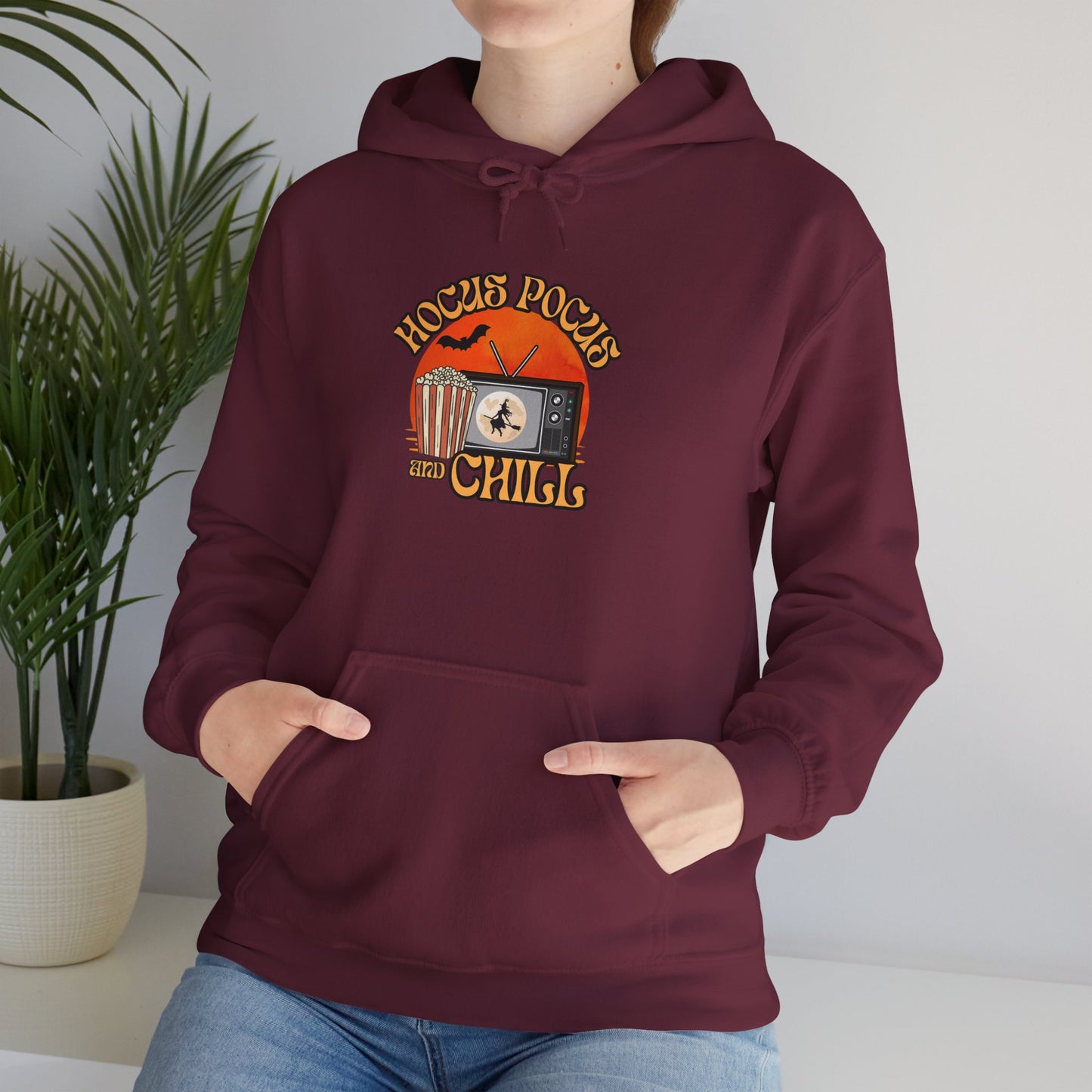 Hocus Pocus and Chill Heavy Blend Hoodie
