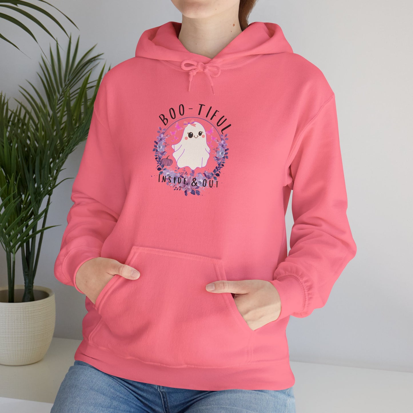Boo-tiful Inside & Out Ghost Halloween Heavy Blend Hoodie