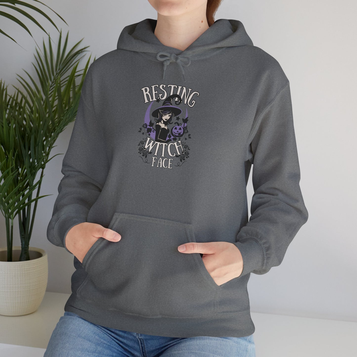 Resting Witch Face Heavy Blend Hoodie