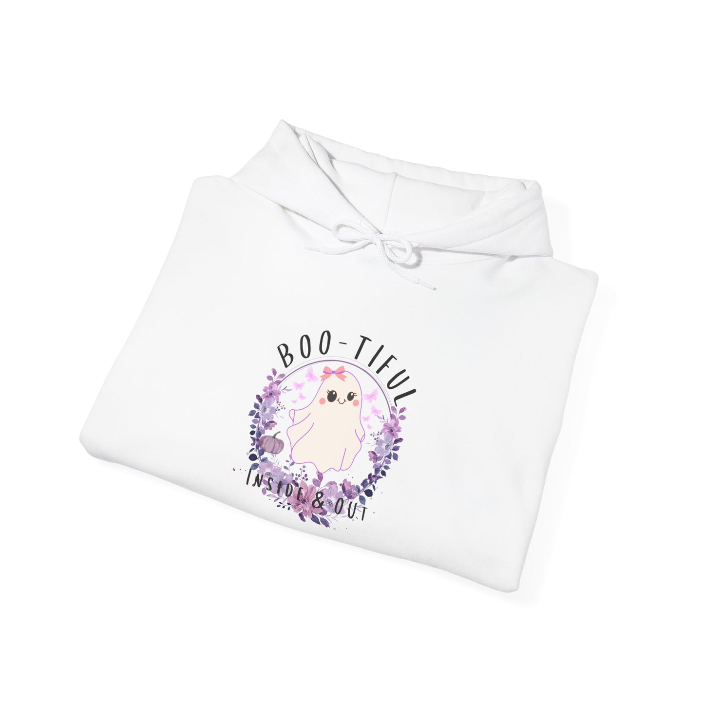 Boo-tiful Inside & Out Ghost Halloween Heavy Blend Hoodie
