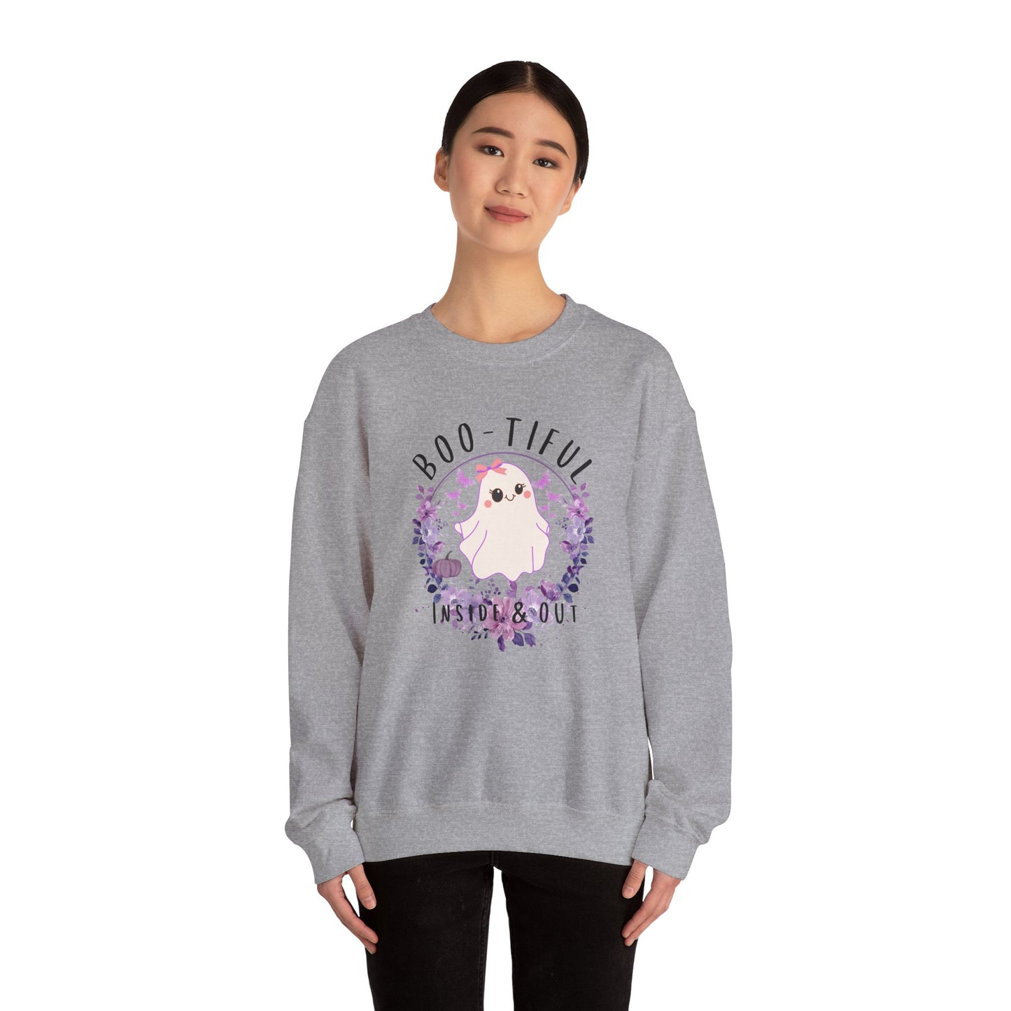 Bootiful Inside & Out Heavy Blend Crewneck