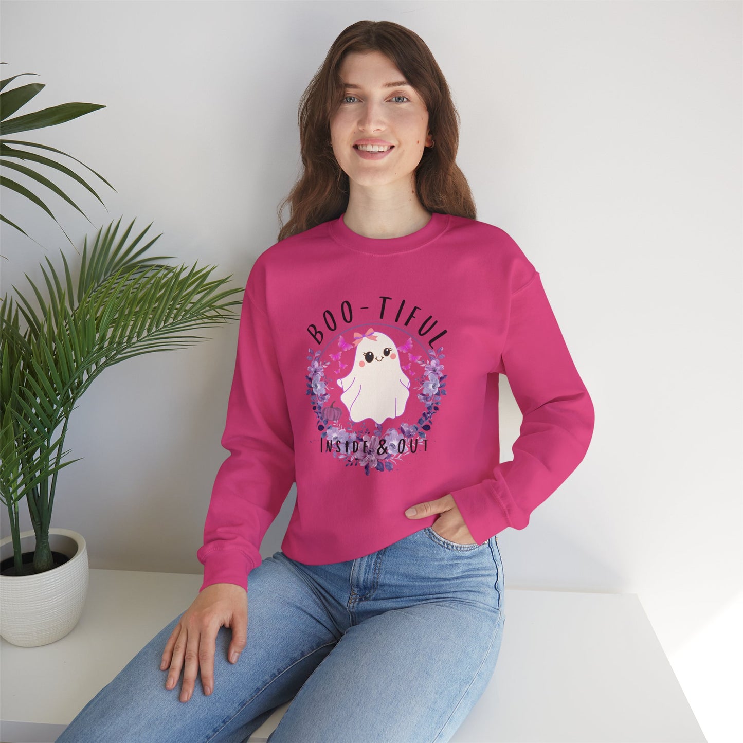 Bootiful Inside & Out Heavy Blend Crewneck
