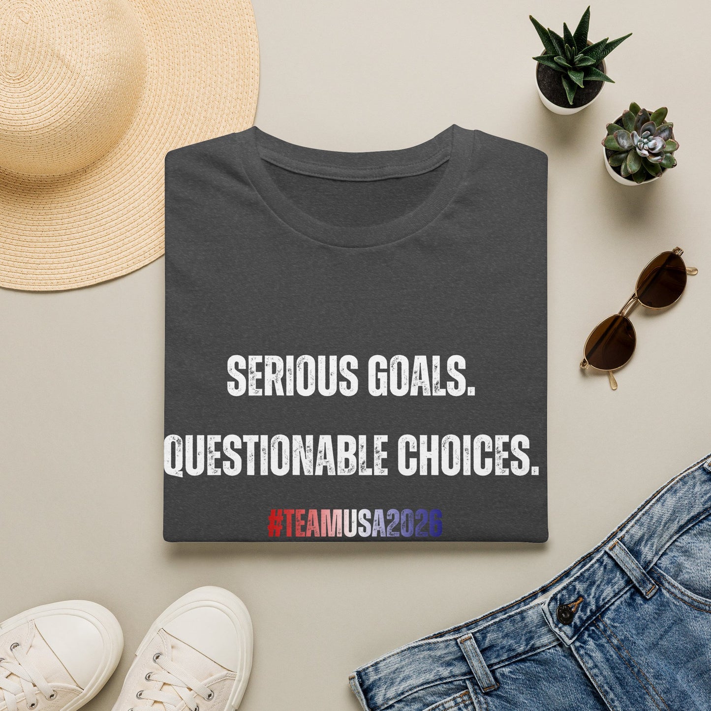 Angie Henry Worlds 2026: “Serious Goals, Questionable Choices” T-Shirt