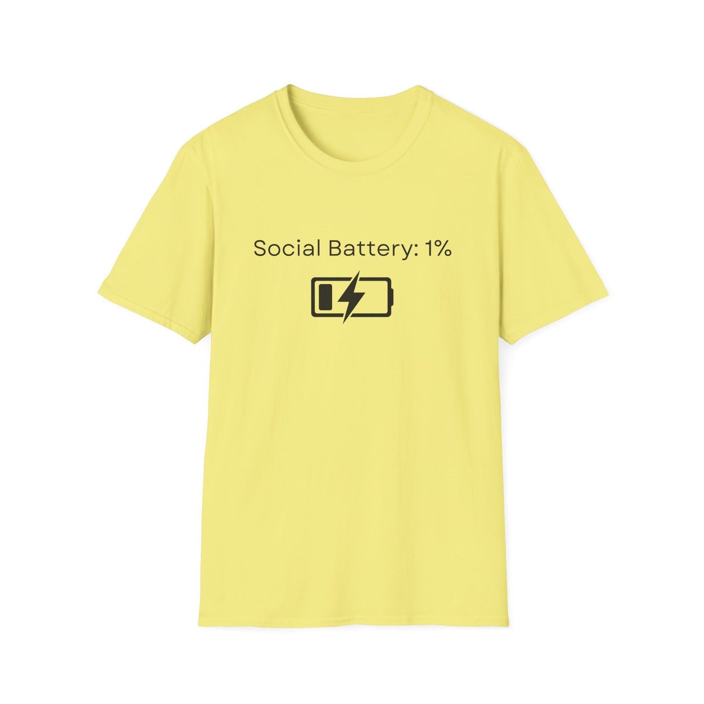 Social Battery: 1% Tee