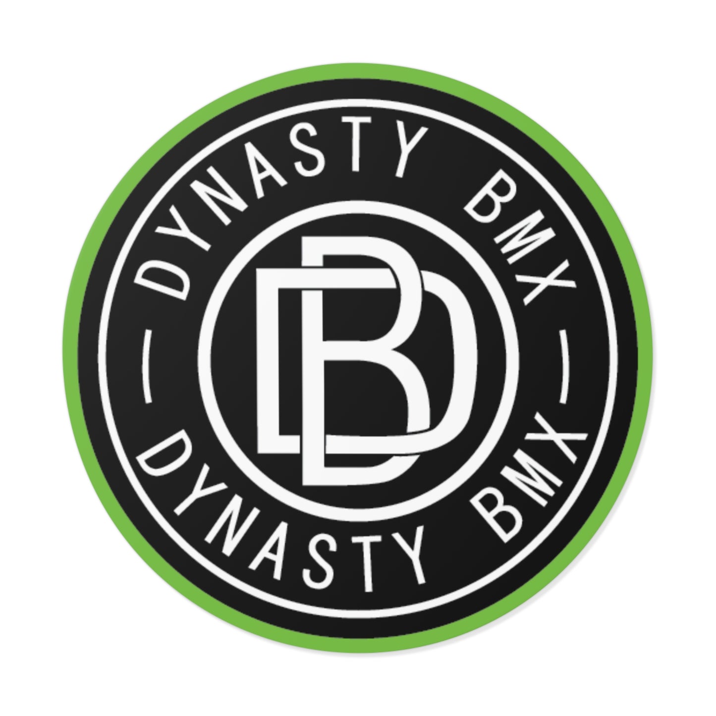 Dynasty BMX Round Vinyl Stickers