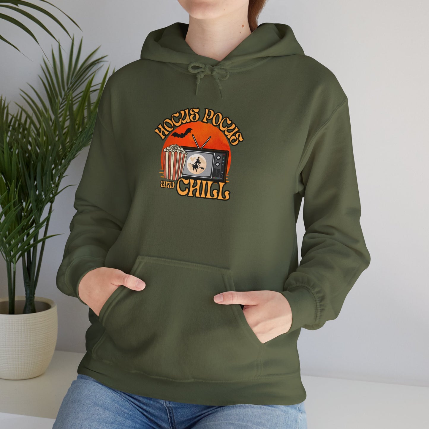 Hocus Pocus and Chill Heavy Blend Hoodie