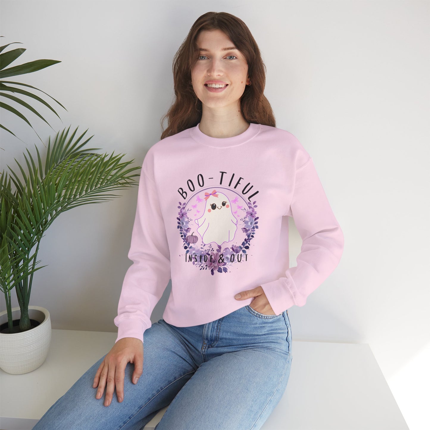 Bootiful Inside & Out Heavy Blend Crewneck