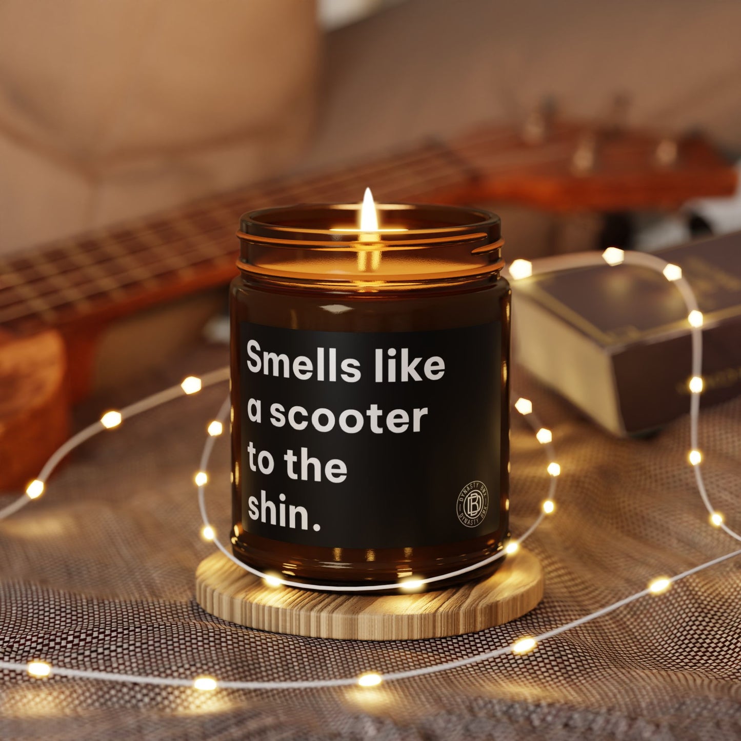 "Smells Like a Scooter to the Shin" Scented Soy Candle