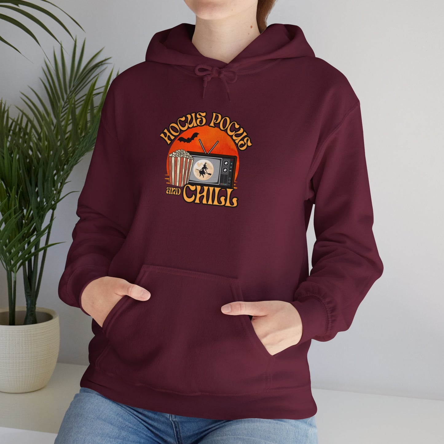 Hocus Pocus and Chill Heavy Blend Hoodie