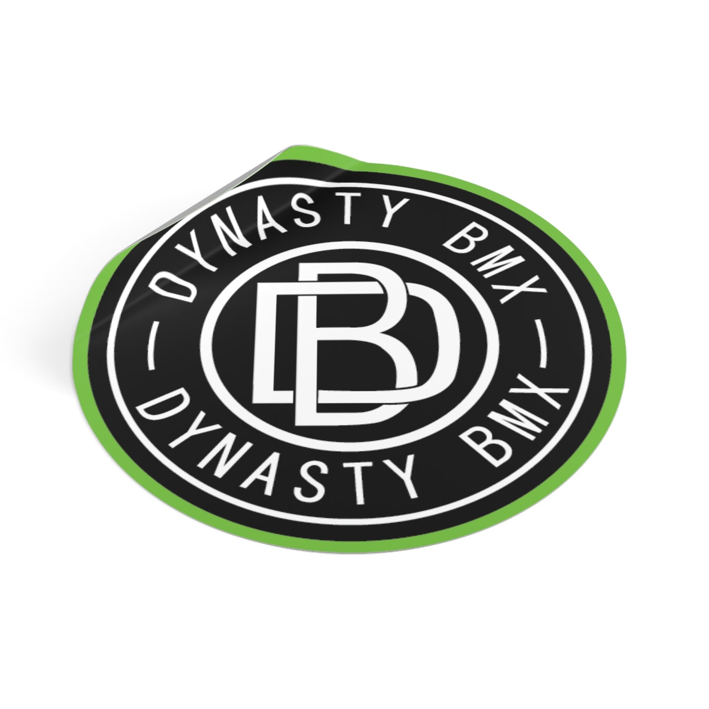 Dynasty BMX Round Vinyl Stickers