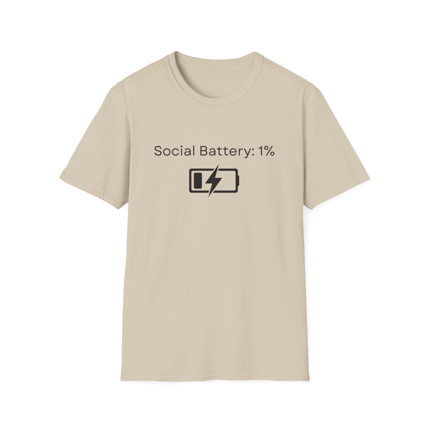 Social Battery: 1% Tee