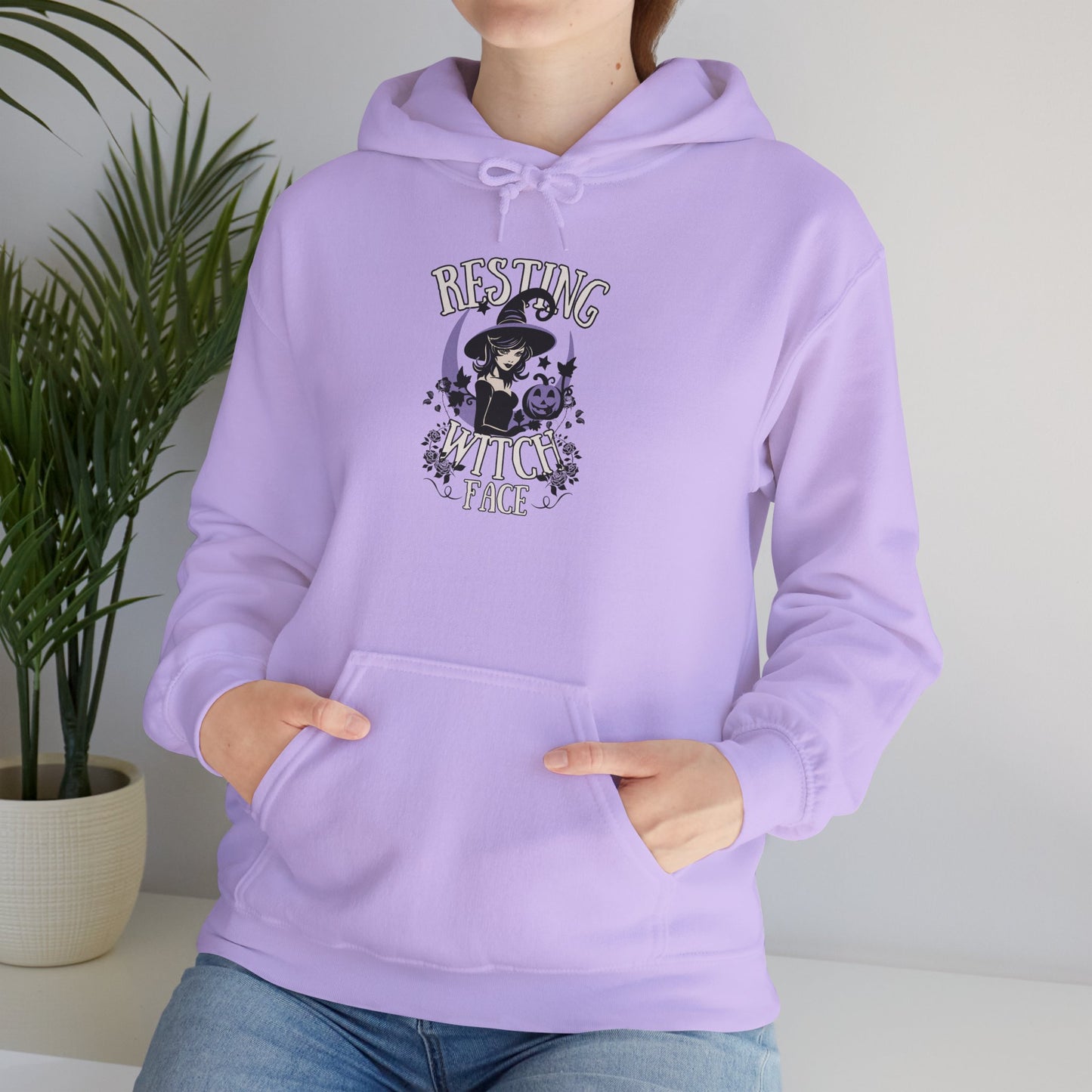 Resting Witch Face Heavy Blend Hoodie