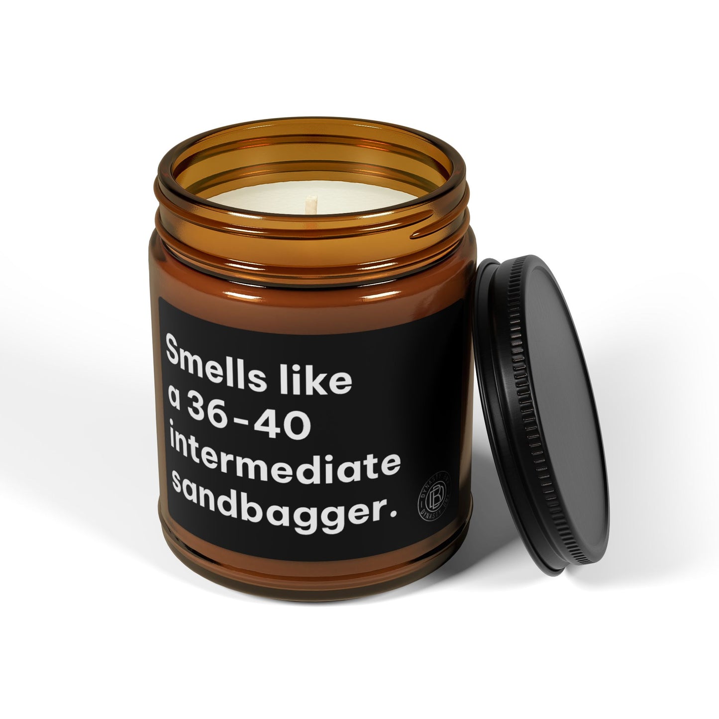 "Smells Like a 36-40 Intermediate Sandbagger" Scented Soy Candles