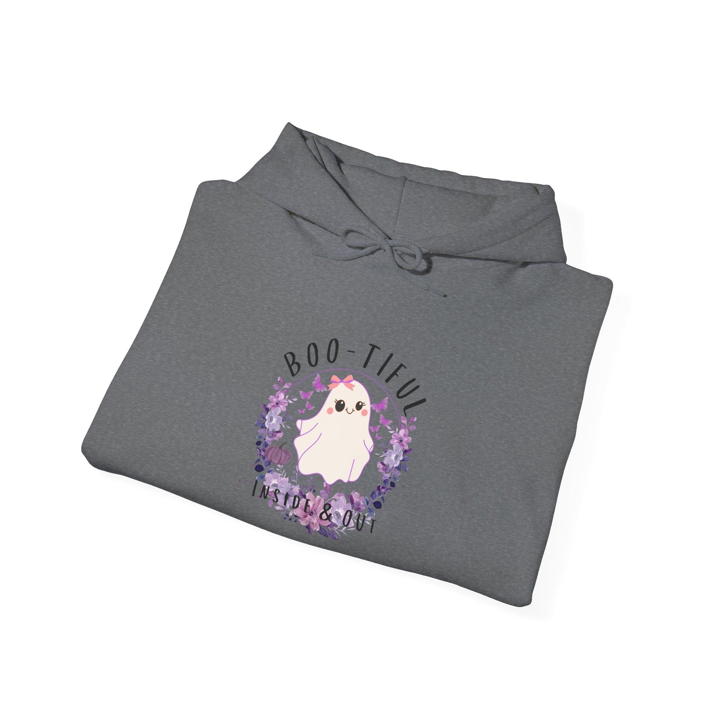 Boo-tiful Inside & Out Ghost Halloween Heavy Blend Hoodie
