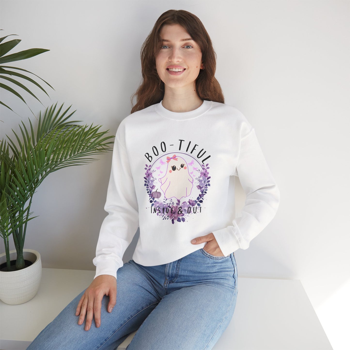 Bootiful Inside & Out Heavy Blend Crewneck