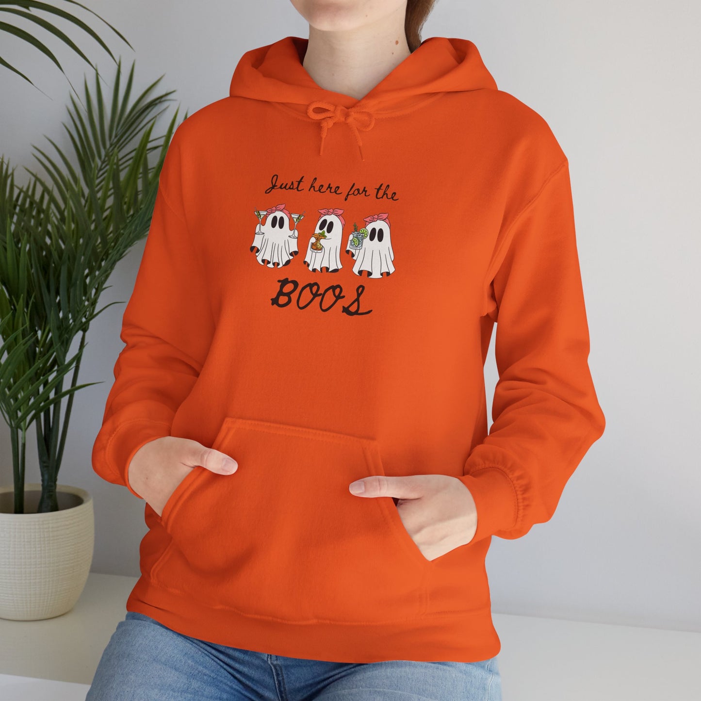 Just Here for the Boos Heavy Blend Hoodie