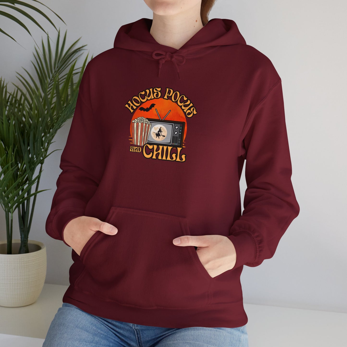 Hocus Pocus and Chill Heavy Blend Hoodie
