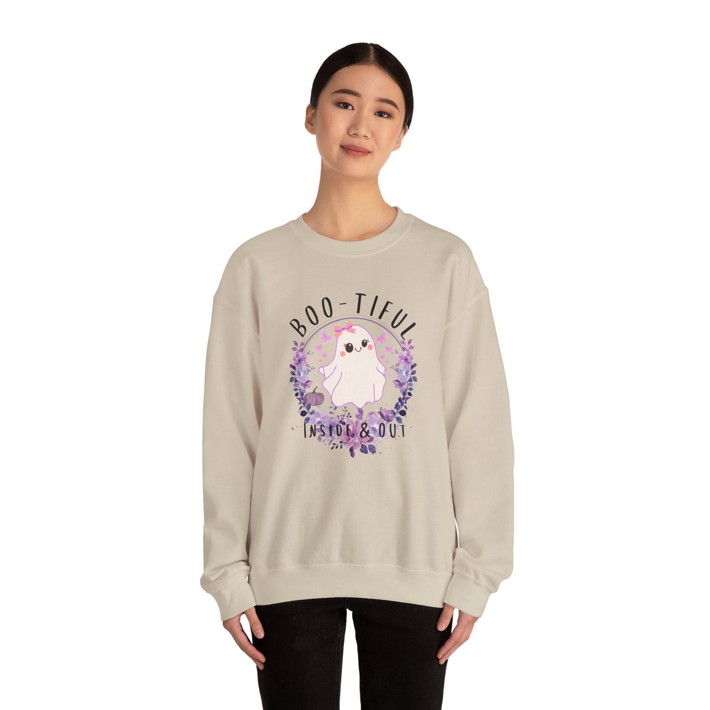 Bootiful Inside & Out Heavy Blend Crewneck