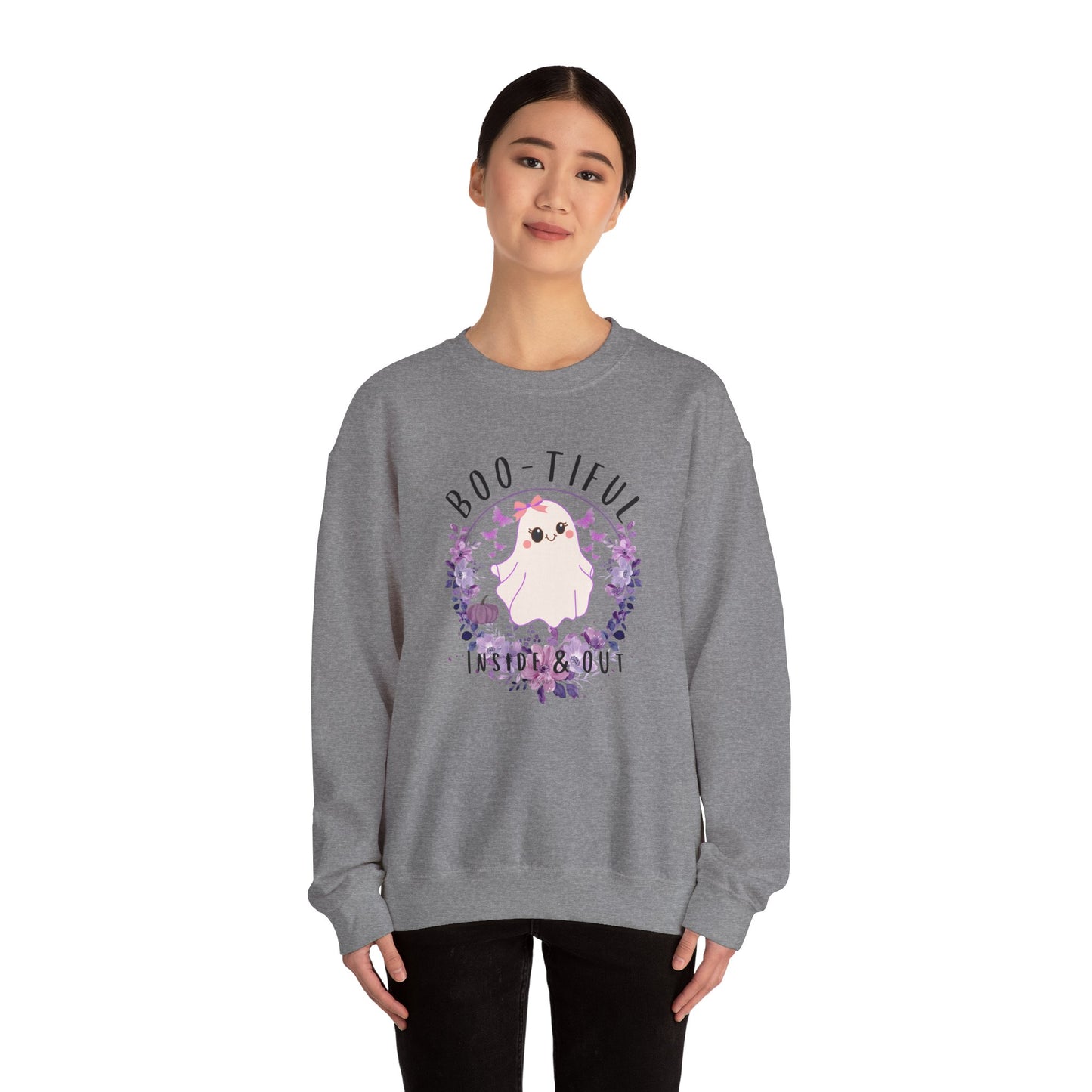 Bootiful Inside & Out Heavy Blend Crewneck