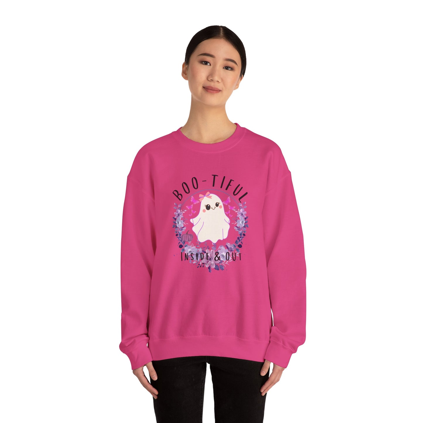 Bootiful Inside & Out Heavy Blend Crewneck