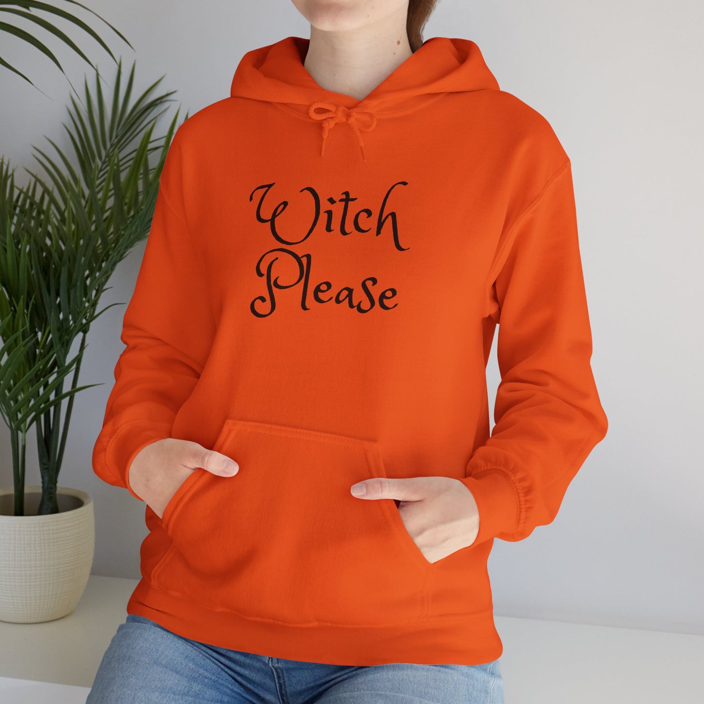 Witch Please Heavy Blend Hoodie