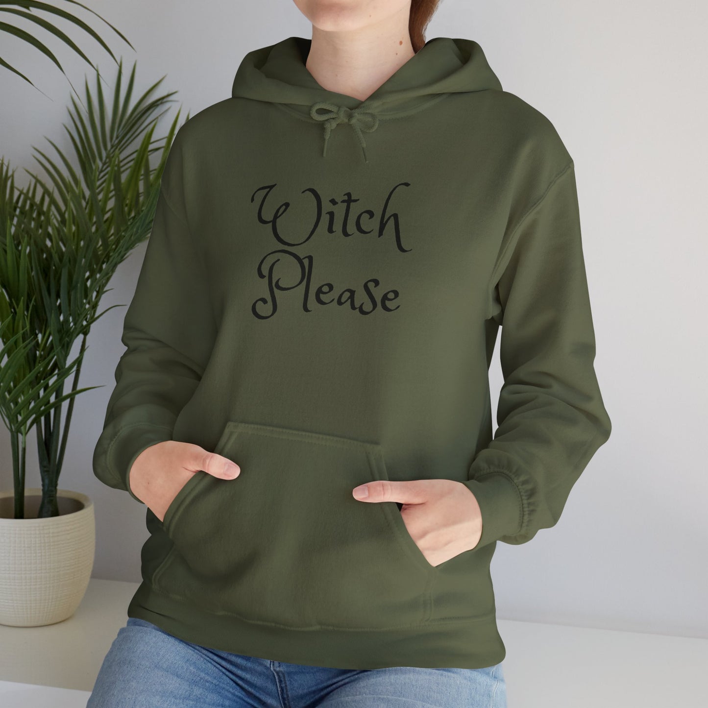 Witch Please Heavy Blend Hoodie