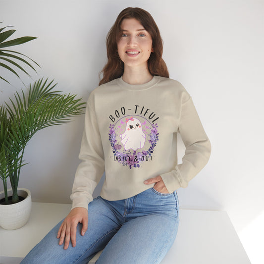 Bootiful Inside & Out Heavy Blend Crewneck