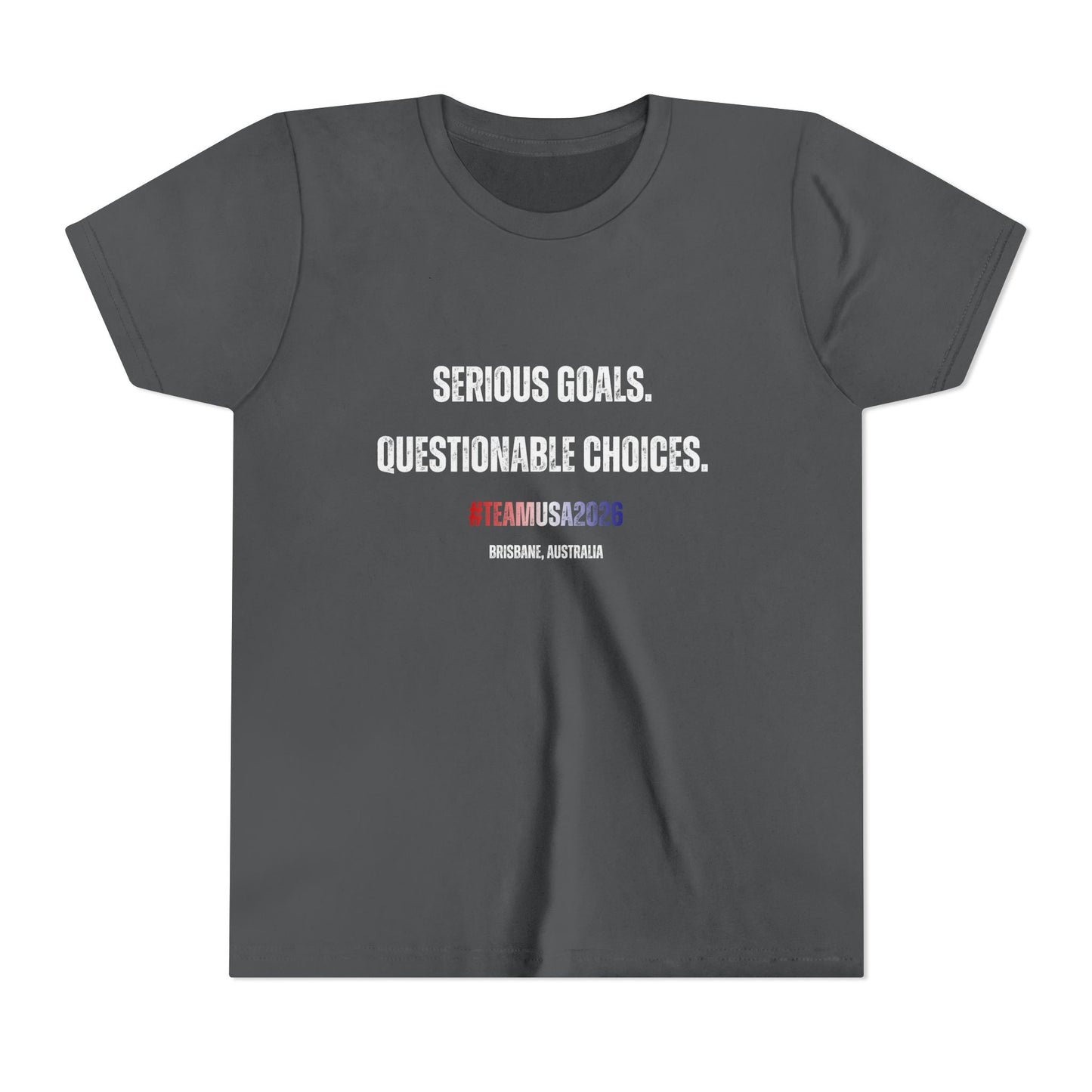 Angie Henry Worlds 2026: “Serious Goals, Questionable Choices” T-Shirt