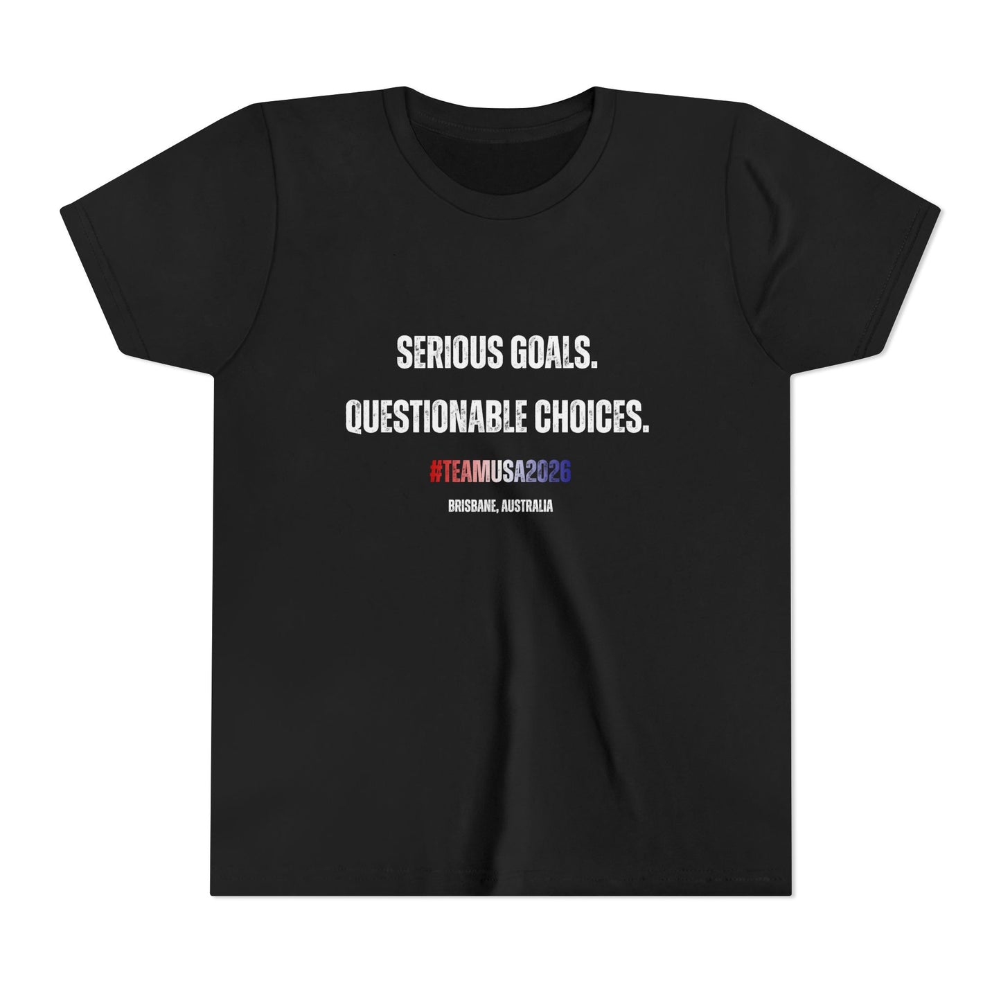 Angie Henry Worlds 2026: “Serious Goals, Questionable Choices” T-Shirt