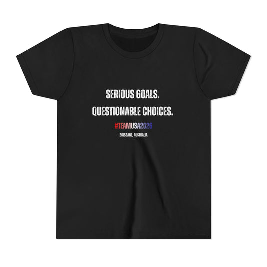 Angie Henry Worlds 2026: “Serious Goals, Questionable Choices” T-Shirt