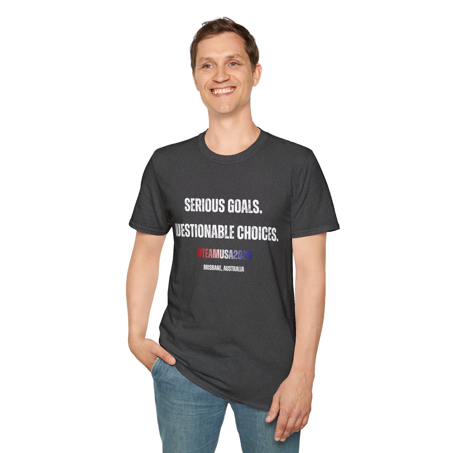 Angie Henry Worlds 2026: “Serious Goals, Questionable Choices” T-Shirt