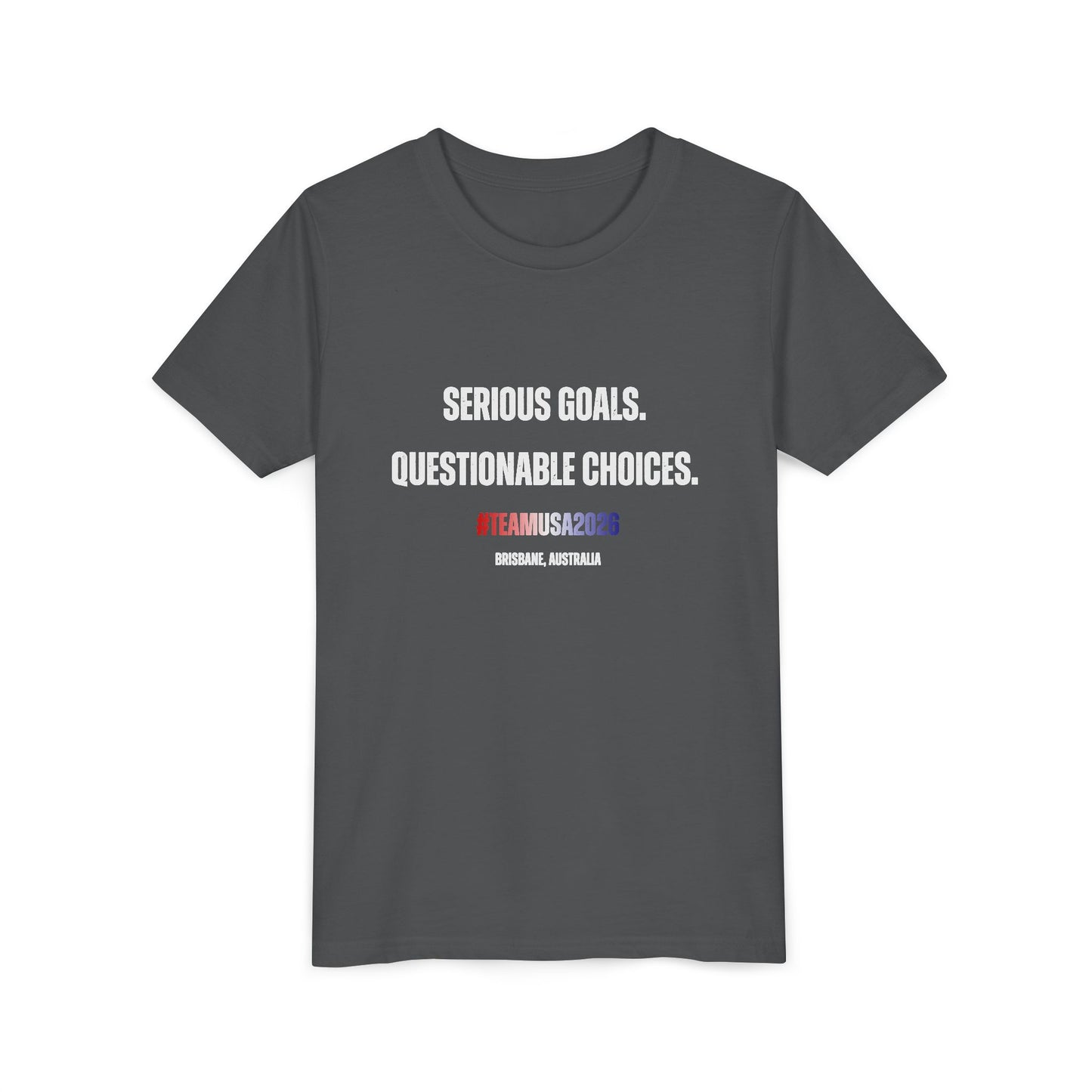 Angie Henry Worlds 2026: “Serious Goals, Questionable Choices” T-Shirt