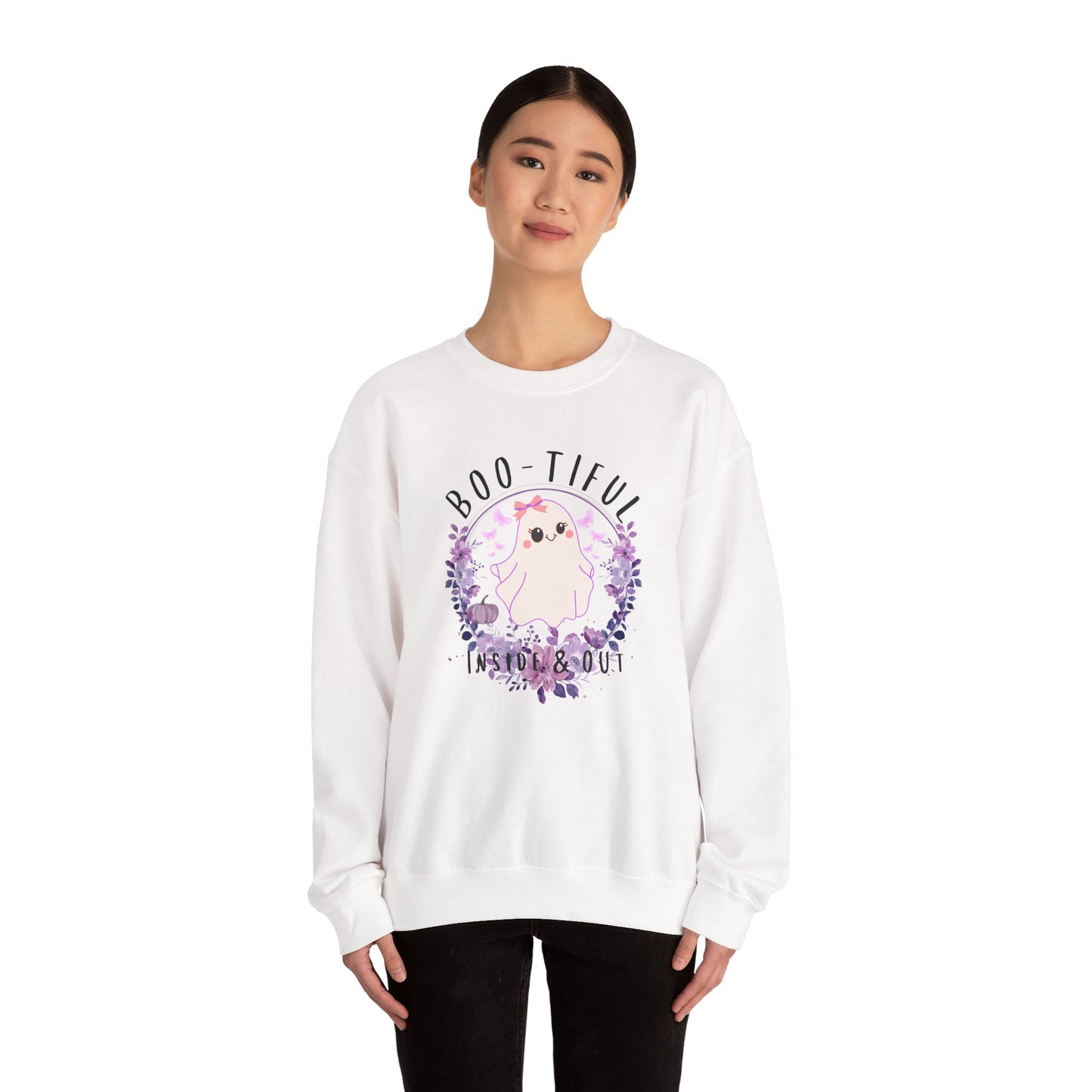Bootiful Inside & Out Heavy Blend Crewneck
