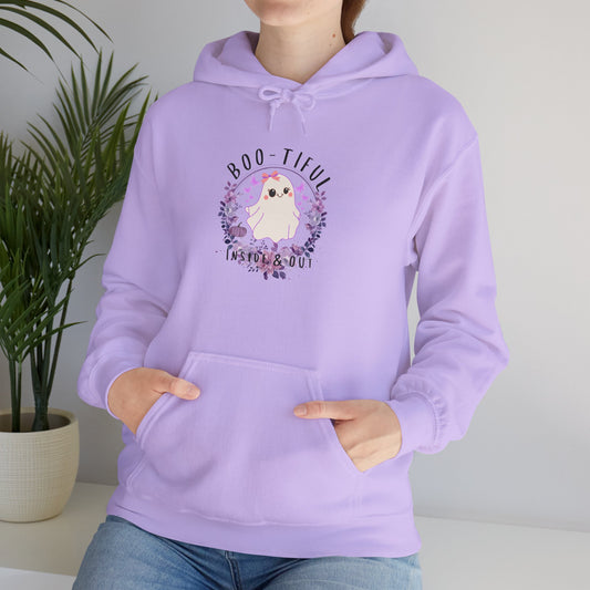 Boo-tiful Inside & Out Ghost Halloween Heavy Blend Hoodie